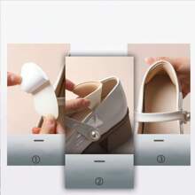 5 Pairs Apricot Color Anti-Rub Heel Grips, Loafer Shoes Heel Stoppers, Shoe Inserts To Prevent Slippage, Lip Print Design For Women