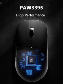 Ratón inalámbrico AJAZZ AJ159PRO con nuevo sensor PAW3395, baja latencia, base de carga magnética, batería de 400 mAh, DPI de 26000, peso ligero de 56g, adecuado para manos pequeñas y medianas, apto para juegos de esports y oficina - Multicolor - Ver 6