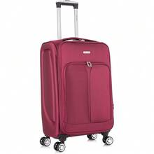 Deluxe Edition 29" Large Suitcase Super Lightweight Luggage 20% Expandable 4 Wheels Spinner Soft Shell Check In Luggage For 23kg - Red - View 1
