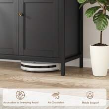 Furchen Aparador de Cozinha, Aparador de Sala, Aparador de Entrada, Armário de Cozinha, Armário de Cozinha, para Sala de Jantar, Sala de Estar, Cozinha com 3 Gavetas e 3 Portas, Prateleiras Ajustáveis, Branco, 108 x 38 x 98,5 cm