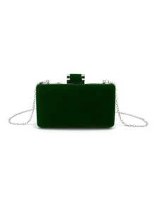 Fashion Women Evening Bags Satin Party Wedding Luxury Metal Chain Handbags Lady Dress Holder Purse Glitter Elegant Wedding Bridal Clutch