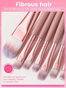 20 Stücke professionelles Make-up Pinsel Set inklusive Foundation, Lidschatten, Detail Gesichts-, Wimpern- und Augenbrauenpinsel, geeignet für flüssige Kosmetika