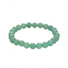 Vibe Green Jade Bracelet - Healing Wealth Bracelet - Jade Beaded Bracelet Women Men - Bring Good Luck Prosperity And Emotional Balance - Adjustable Size - 東陵石 - 查看 1
