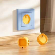 4pcs Socket Protection Cover: For Baby's, Protect The Power Jack, Cute Silicone Cover - Multicolor - View 3