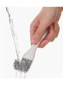 1pc Black & White Multi-Function Stove Cleaning Brush, Kitchen Stovetop Crevice Sink Corner Grill Cleaner Brush
