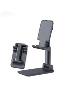NEW 2025 Metal Desktop Tablet Holder Table Cell Foldable Extend Support Desk Mobile Phone Holder Stand Compatible With Iphone IPad Adjustable Compatible With IPhone, Android Phone, Gift For Birthday, Family, Friends Phone Stand, Phone Accessories