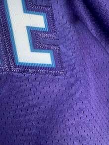 Atonmore 男士篮球背心，紫色，刺绣缝制，无袖运动衫，春季款 - 紫色 - 查看 3