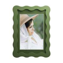 1pc Colorful Wave Photo Frame, Creative Shape Picture Frame, For Home Decor, For Friends & Family Portraits, Perfect Mother's Day Gifts - Multiple Sizes/Colors Available