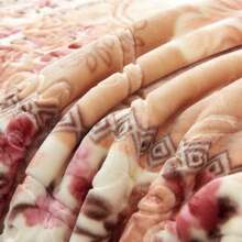 JML Embossed Pattern 1 Ply Fleece Blanket, 9lbs, Soft Polyester, Hand Wash, Modern Print - Ideal For Autumn And Winter Seasons