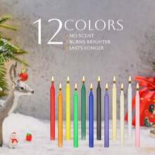 1 Box Of 10pcs, 16cm High Straight Candles, Each Lasts 2 Hours, Unscented, Suitable For Indoor/Outdoor, Emergency Lighting, Wedding, Church, Holiday, Birthday Party And Event Decoration, Dripless Tapered Design Gifts Graduation