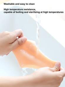 1 Pair Silicone Heel Cracked Skin Protection Pads - Multicolor - View 6
