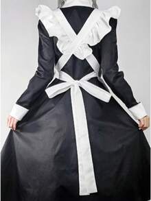 洛丽塔经典女仆装，黑白，长裙日本女仆制服角色扮演（建议订购大一码）万圣节