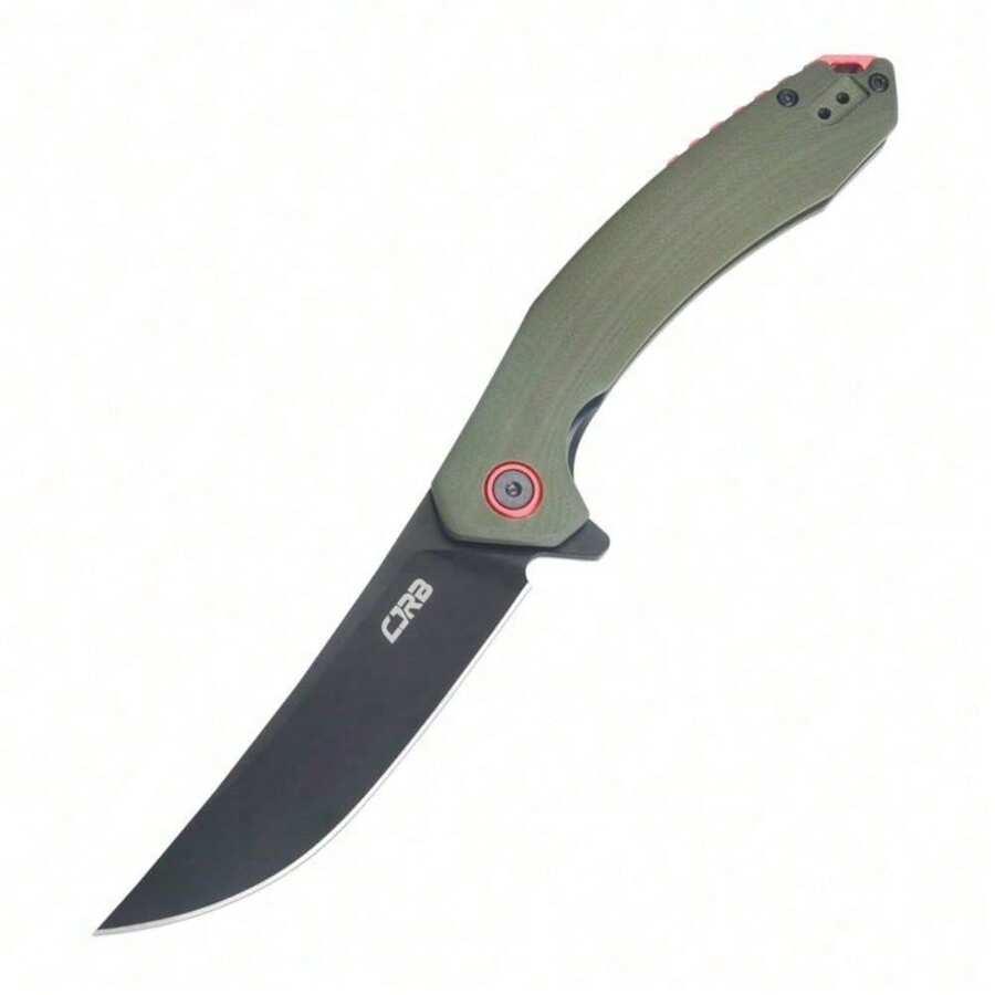 J1906 D2/AR-RPM9 Blade G10 Handle Folding Knives-TLL - Green - View 1