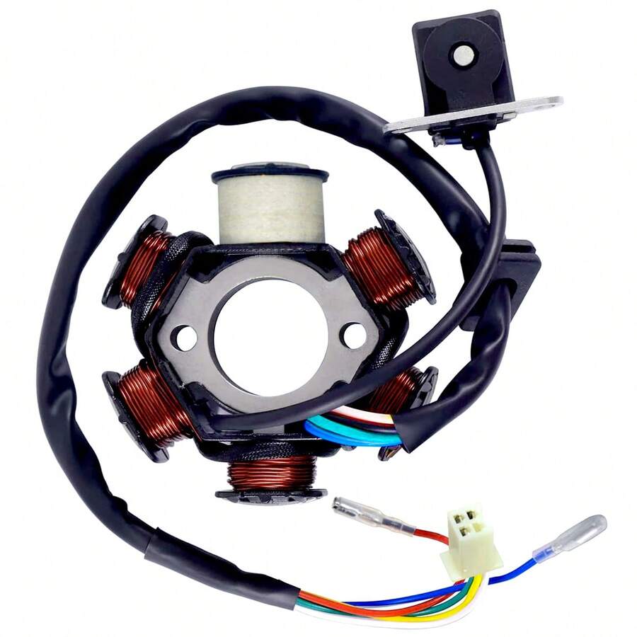 Bobina Estator 6 Polos Para Italika Atv150 Sport Y C/reversa - Negro - Ver 1