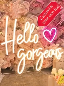 Placa de neon com nome personalizado, decoração de casamento, placa de neon com nome, placa de neon de LED para crianças, presentes personalizados, decoração de quarto, decoração de casa com luz LED USB, presentes de aniversário, placa de berçário, letras de berçário, decoração infantil, decoração de berçário, presentes ideais exclusivos para ele e ela, para o dia das crianças, para o dia dos pais, para formatura, para casamentos, colorido, kawaii, minimalista chique, fofo, personalizado, único, presentes ideais para ele, presentes ideais para ela, para ela, namorado, namorada, família, amigos, luz noturna, luzes de neon, artigos para casa, decoração de quarto, decoração de feriado, para aniversários, para casamentos