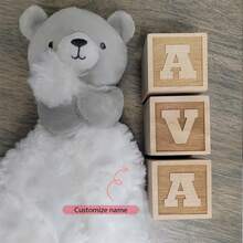 个性化木质姓名积木，可定制字母，适用于孕期公告、卧室装饰、儿子女儿性别揭晓派对、游戏、派对装饰、孕妇照道具、新妈妈纪念礼物、母亲节、毕业典礼等场合。多功能、可调节、防霉、装饰性强、可重复使用、精致可爱、高品质、现代时尚、可定制。是送给她、爸爸、妈妈、家人、朋友、学生、办公室、茶室、学校、家庭的理想礼物，可用于家居装饰、节日派对用品、营造温馨氛围、秋季家居装饰、家庭和谐、旅行收纳等。 - 彩色 - 查看 10