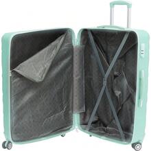 Deluxe Edition 28" Large Suitcases On 4 Wheels Lightweight Hard Shell Luggage Durable Check In Hold Luggage Built-In 3 Digit Combination - Green - View 5