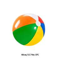 1 Stück/4 Stück/6 Stück Strandball - Großer Regenbogen Strandball aufblasbar, Poolzubehör, verwendet für Partyzubehör Dekoration, Sommer Strand Wasserspiele Strandball Party, ein Ball ist ein Muss für Eltern-Kind-Reisen, Partyzubehör, Strandutensilien, Poolspiele, Schwimmspiele, aufblasbare Spiele (30cm, 40cm, 50cm), Poolschwimmer