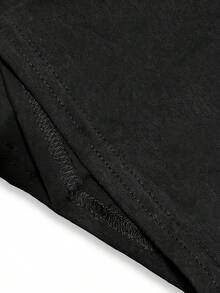 Camiseta "Soy el apoyo emocional de mi perro" Amante de Maltesa - 100% Algodón, Negra con Impresión Blanca, Cuello Redondo, Manga Corta, Ajuste Casual y Cómodo para Todas las Estaciones - Negro - Ver 6