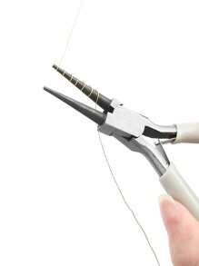 Set de 1/3 herramientas de alicates de joyería, que incluye alicates de punta redonda y alicates diagonales, adecuados para la fabricación y reparación de joyas DIY