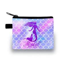 Monedero de lona pequeño, bolsa de cambio, cartera organizadora de tamaño mini con cremallera para niños, adolescentes, niños y niñas