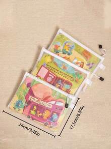 5pcs Toy Storage Bags, Multi-Size Colorful Toy Organization Bags, Mesh Zipper Pouches, For Storing And Organizing Blocks, Puzzles, Board Games - Multicolor - View 7