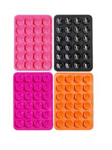 10pcs Double-Sided Silicone Suction Cup Upgrade Suction Cup Card Package Square Single Sided Phone Suction Cup Holder Adhesive Phone Case Holder Silicone Phone Accessories For Women For Men Wallet Mini Wallet Purse Wallet Magsafe Wallet Card Wallet