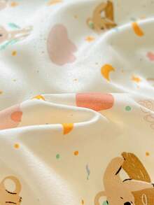 1pc/2pcs/3pcs/4pcs/Multiple Set Optional Soft & Skin-Friendly Printed Pillowcase For Student Dormitory Bunk Beds, Can Be Used All Seasons, Suitable For Nursery, Kindergarten, Baby Room, Children Room, Nap Time, Babysitter Home - Rainbow Monkey - View 6