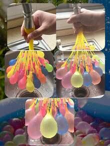 1pc Self-Tying Water Balloon, Water Fight Balloons For Summer Outdoor Water Sports, Splash Festival Carnival