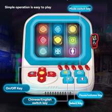 Finger Dance Rhythm Master Game Machine 3 Game Modes 999 Level Support Single-Handed Game Big Jump Training Focus And Reaction Force Puzzle Game