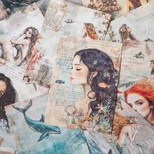 have a good day 1包30张复古童话主题剪贴簿材料纸，可用于个性化DIY手工日记、美学笔记本、设计纸、装饰拼贴卡片等，办公及学习用品 - 1包 - 查看 8