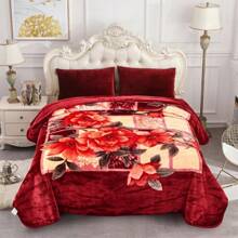 JML Embossed Pattern 1 Ply Fleece Blanket, 9lbs, Soft Polyester, Hand Wash, Modern Print - Ideal For Autumn And Winter Seasons
