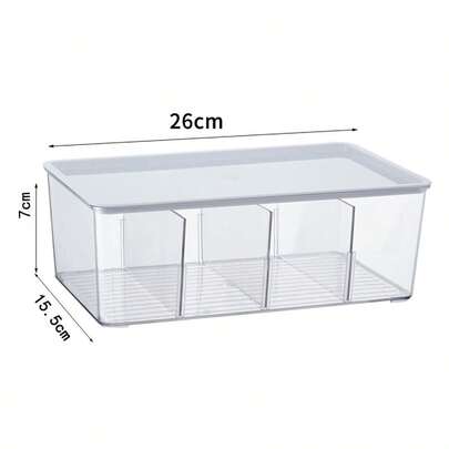 Un juego de cajas de almacenamiento para refrigerador de estilo japonés, cajas de almacenamiento para congelador tipo cajón, para la conservación de alimentos, adecuadas para el hogar, la cocina, exteriores, fiestas, regalos y cumpleaños.