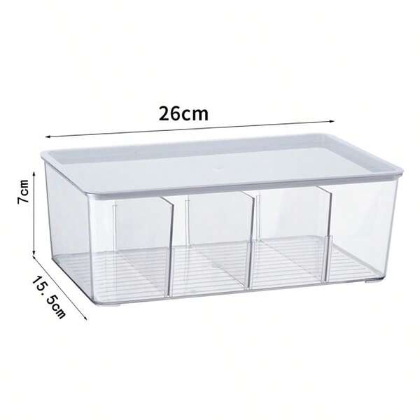 Un juego de cajas de almacenamiento para refrigerador de estilo japonés, cajas de almacenamiento para congelador tipo cajón, para la conservación de alimentos, adecuadas para el hogar, la cocina, exteriores, fiestas, regalos y cumpleaños.