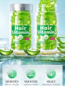 蜂蜜/芦荟/澳洲坚果/核桃/玫瑰维生素护发胶囊，修复、保湿、滋养秀发，改善干枯毛躁，令秀发更亮泽柔顺。护发精油胶囊