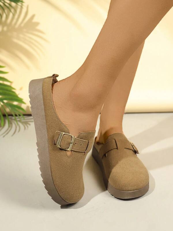 Women's Fashionable Casual Slip-On Loafer Shoes, Comfortable Breathable Flat Shoes, Spring