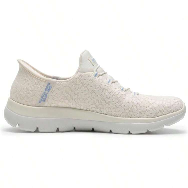 Skechers 女士休闲舒适运动鞋 150125-OFWT - 乳白色 - 查看 2