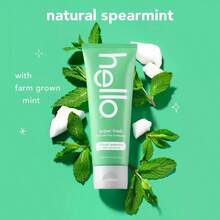 Hello Fresh Fluoride Free Toothpaste - Natural Spearmint - 4.7oz - 1 - 查看 7