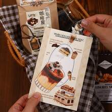 18 coli/Cărți cu stickere, Seria Leisurely Moment, Autocolante cu tematică retro casual pentru copt, Rechizite pentru albume, Caiete decorative, Rame foto, Huse de telefon, Pahare de apă, Reviste de gunoi, Cutii de papetărie, Autocolante personalizate DIY, Rechizite școlare, Înapoi la școală - Multicolor - Vizualizare 10