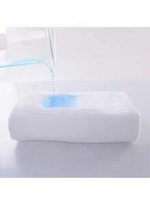 8pcs Set Simple White Face Towels, Hotel-Grade Lint-Free Towels, Soft & Absorbent, Bathroom Supplies, Suitable For Back To School, Beauty Salons, Home Bathrooms - White - View 2