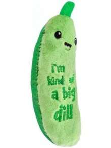Catstages Crunchy Pickle Kicker Toy With Catnip And Dental Mesh, Pickle Shape, Plush And Crinkle Toy Kicking, Tossing, And Teeth Cleaning, Green - Crunchy Pickle Kicker - 查看 9