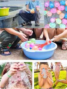 1pc Self-Tying Water Balloon, Water Fight Balloons For Summer Outdoor Water Sports, Splash Festival Carnival