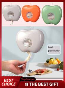 1pc Disposable Plastic Wrap Sets And Disposable Shower Cap Sets Household Fresh-Keeping Bowl Cover PE Plastic Wrap Disposable Food Covers Airtight Odor-Proof Dust-Proof, PP Kitchen Storage Organizers,17cmx16cm (6.7"X6.3") 70g (2.47oz)Wall-Mounted No-Drilling Design For Fruits Vegetables Leftovers, Modern Minimalist Space-Saving For Home Travel Camping Drawer, 3 Colors (Orange/Gray/Green) - Perfect Christmas Thanksgiving Gifts