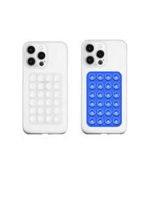 10pcs Double-Sided Silicone Suction Cup Upgrade Suction Cup Card Package Square Single Sided Phone Suction Cup Holder Adhesive Phone Case Holder Silicone Phone Accessories For Women For Men Wallet Mini Wallet Purse Wallet Magsafe Wallet Card Wallet