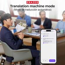 Miniso Écouteurs XP6 IA à transmission libre sans fil. Traduction pour écouter de la musique et passer des appels, prend en charge 120 langues pour la traduction IA avec écouteurs sans fil