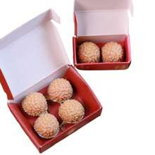 2 Sets Doll House Chinese New Year Wedding Dowry Jian Dui Cake Mould Pretend Play Toy