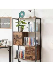 1pc Acrylic Book Stand, Transparent Desktop Book Holder, Book Organizer, Display Rack For Office - Clear - View 4