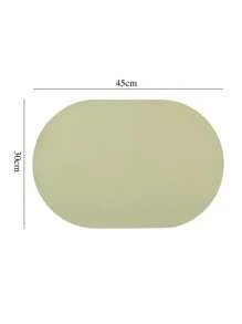 1/2 Peças Jogo Americano de Mesa Antiderrapante e Resistente ao Calor, Impermeável, Placemat de Cozinha e Jantar, Porta-copos de Couro Sintético, Suprimentos para Casa
