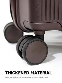 2025 New 24-Inch Durable Luggage Suitcase, 20-Inch Trolley Case, 14-Inch Makeup Box, Password Lock, Sturdy And Wear-Resistant Graduation - Blue - View 6