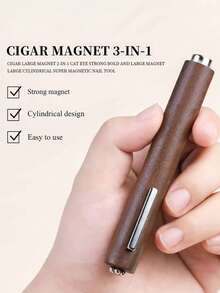 3-In-1 Multifunctional Magnetic Cat's Eye Gel Large Cylinder Super Strong Magnetic For Nail Polish Line Effect Nail Art Tools,Nail Supplies,Nail Tools,Nail Art Tools,Back To School,Nails,Nail Tools For Press On Nails - Multicolor - View 2